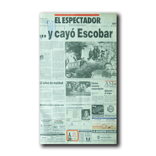 Portada muerte Escobar